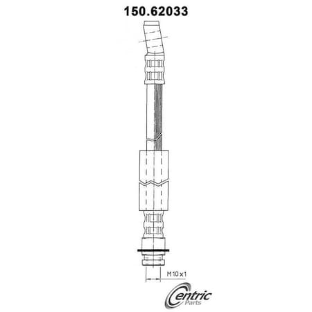 Centric Parts Brake Hose, 150.62033 150.62033